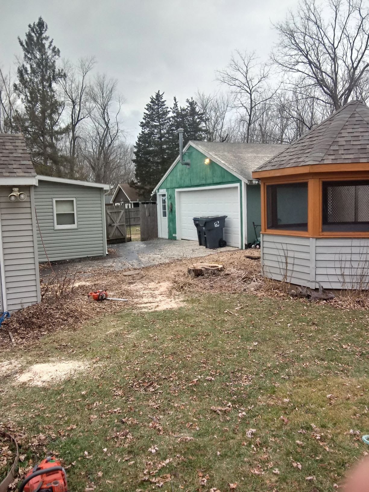 After tree removal service has been completed